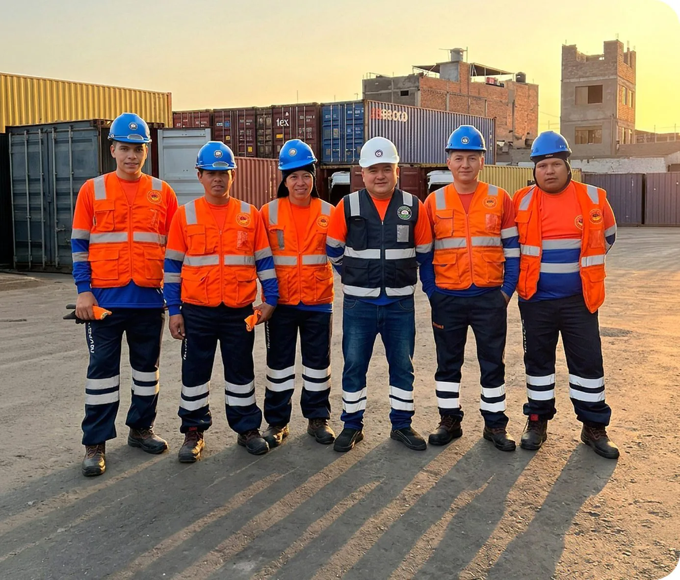 Equipo de Almagroup en las instalaciones